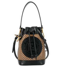 Mini Mon Tresor, Leather, Tan/Black, S, 2*